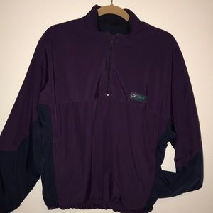 Vintage Half-zip Windbreaker